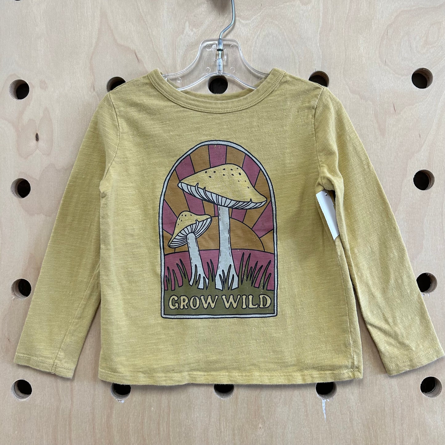 Grow Wild Mushroom LS Tee