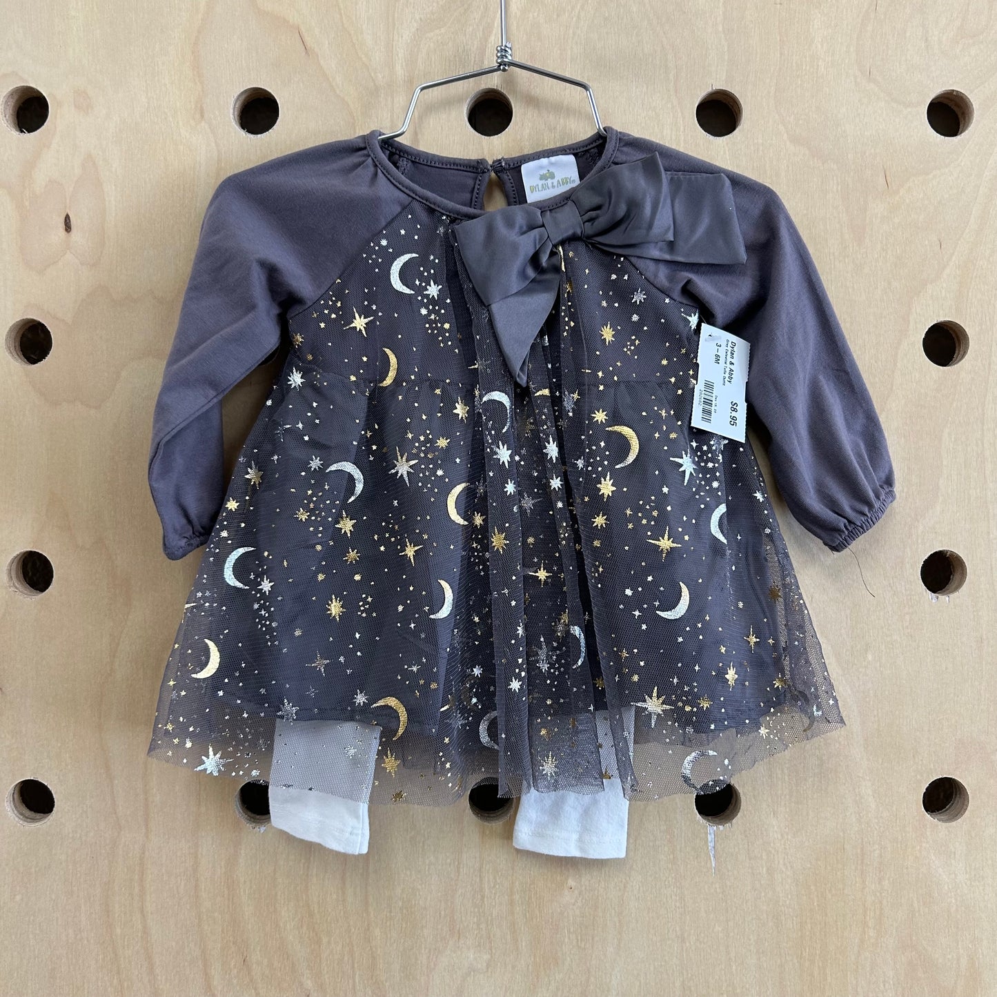 Grey Celestial Tulle Outfit