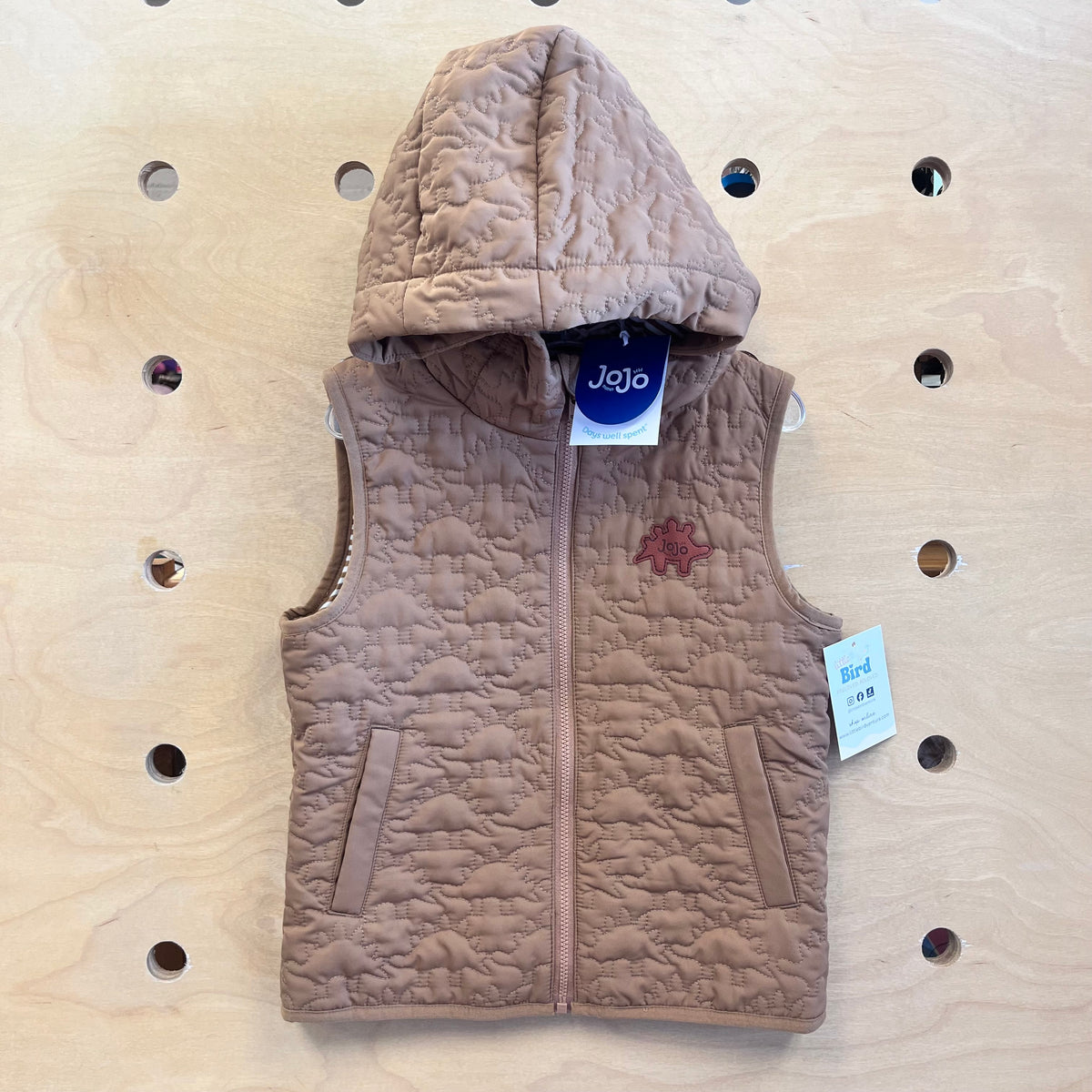 Brown Quilted Vest NEW!