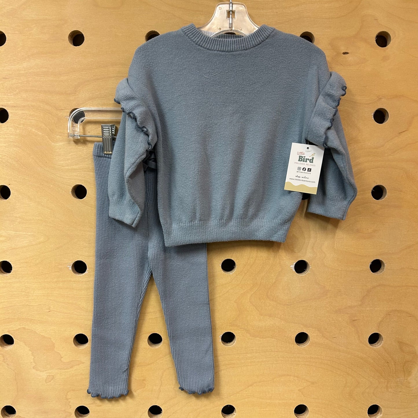 Blue Sweater Outfit