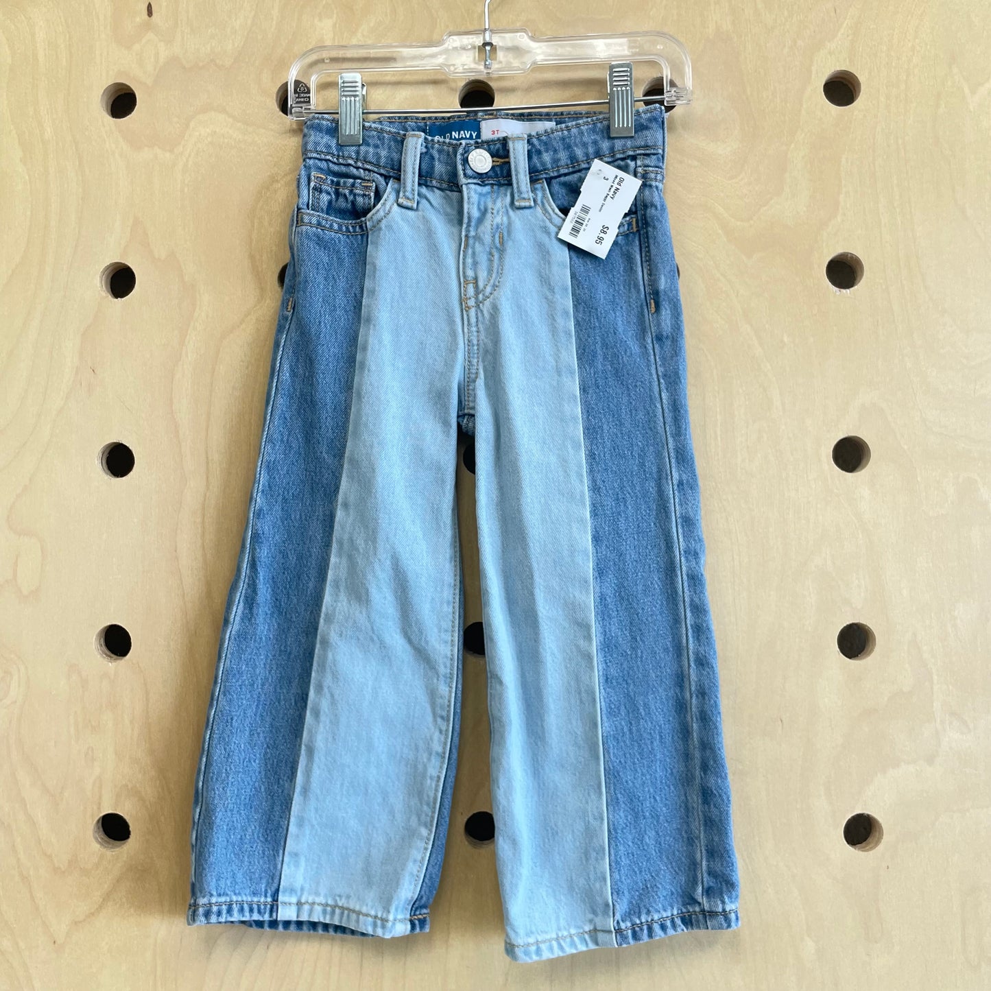 Mixed Wash Baggy Denim