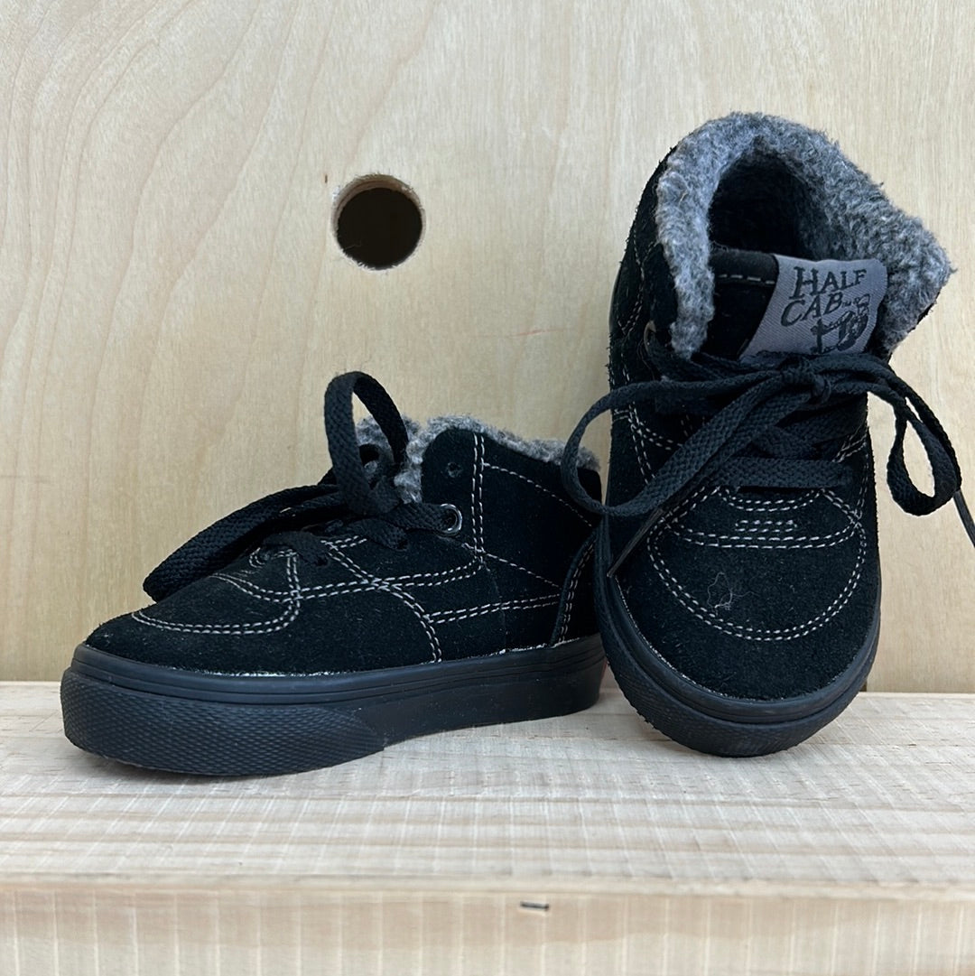 Black Lined Half Cab Hi Tops