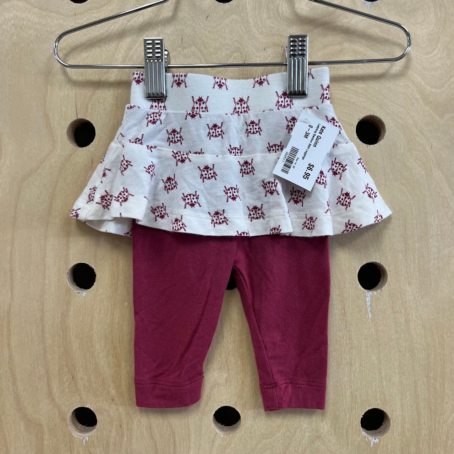Ladybug Bamboo Skirt Leggings