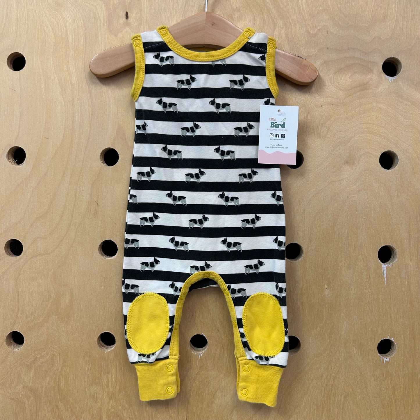 Organic French Bulldogs Romper