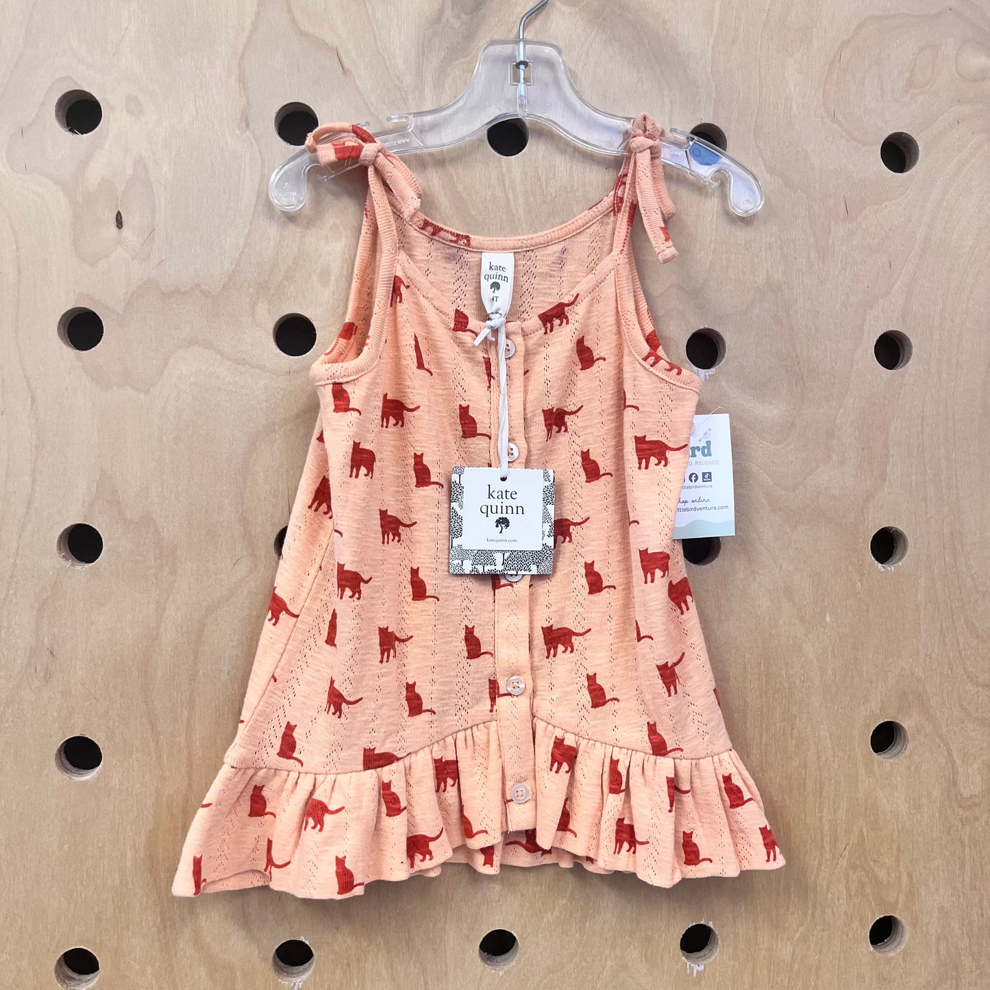 Organic Pointelle Kitty Tank NEW!