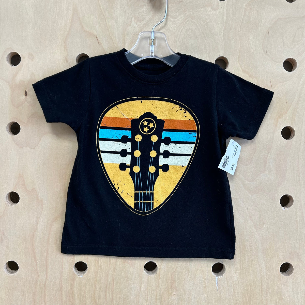 Black Nashville Guitar Tee