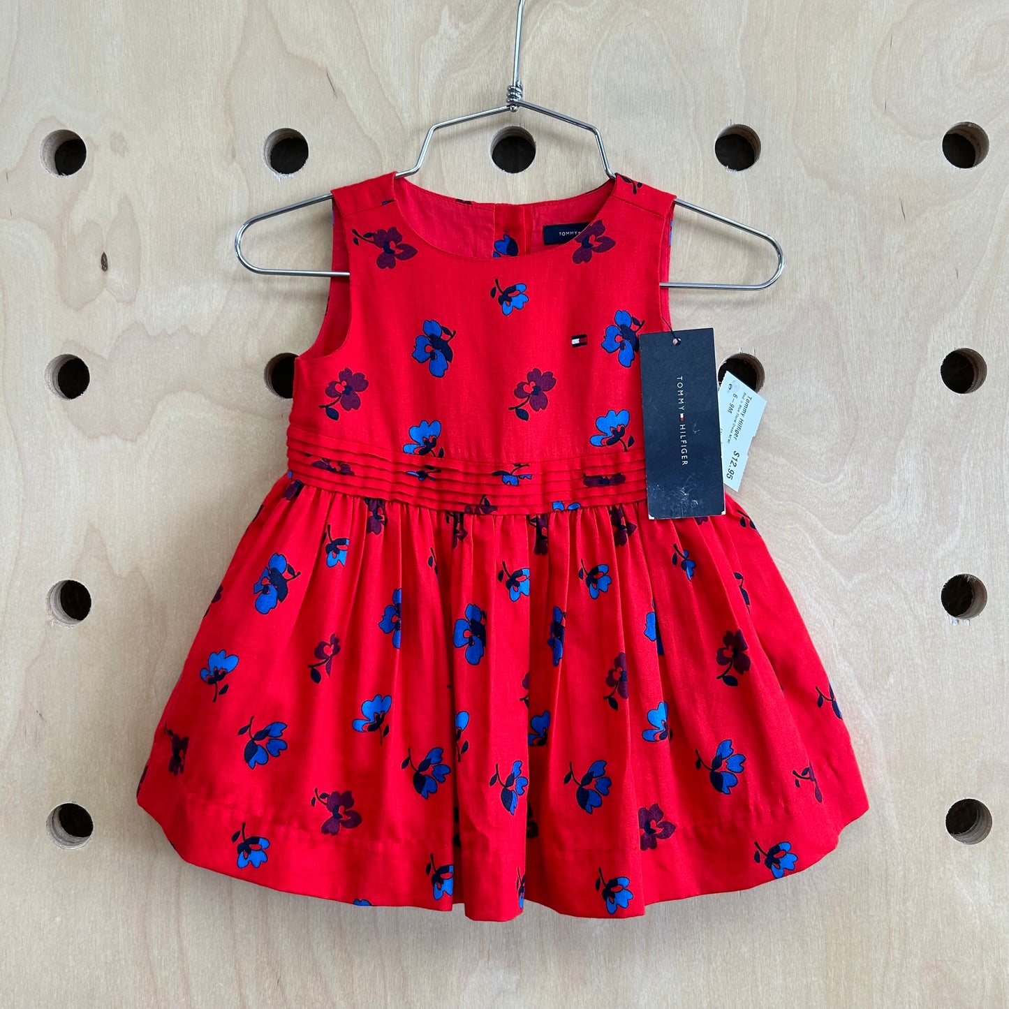 Red + Blue Floral Dress NEW!