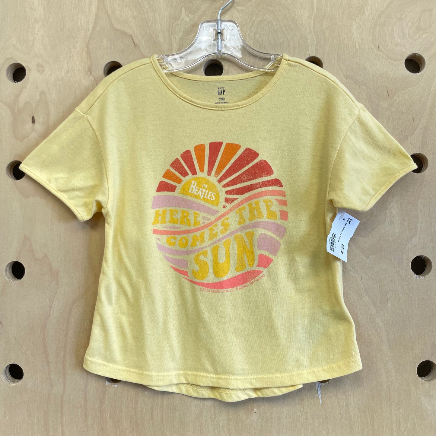 Yellow Here Comes the Sun Tee
