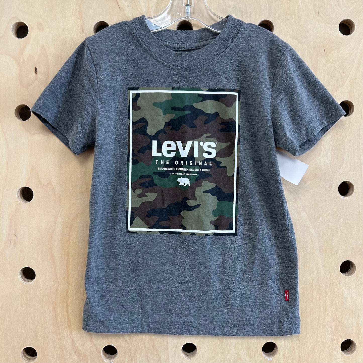 Grey Camo Logo Tee