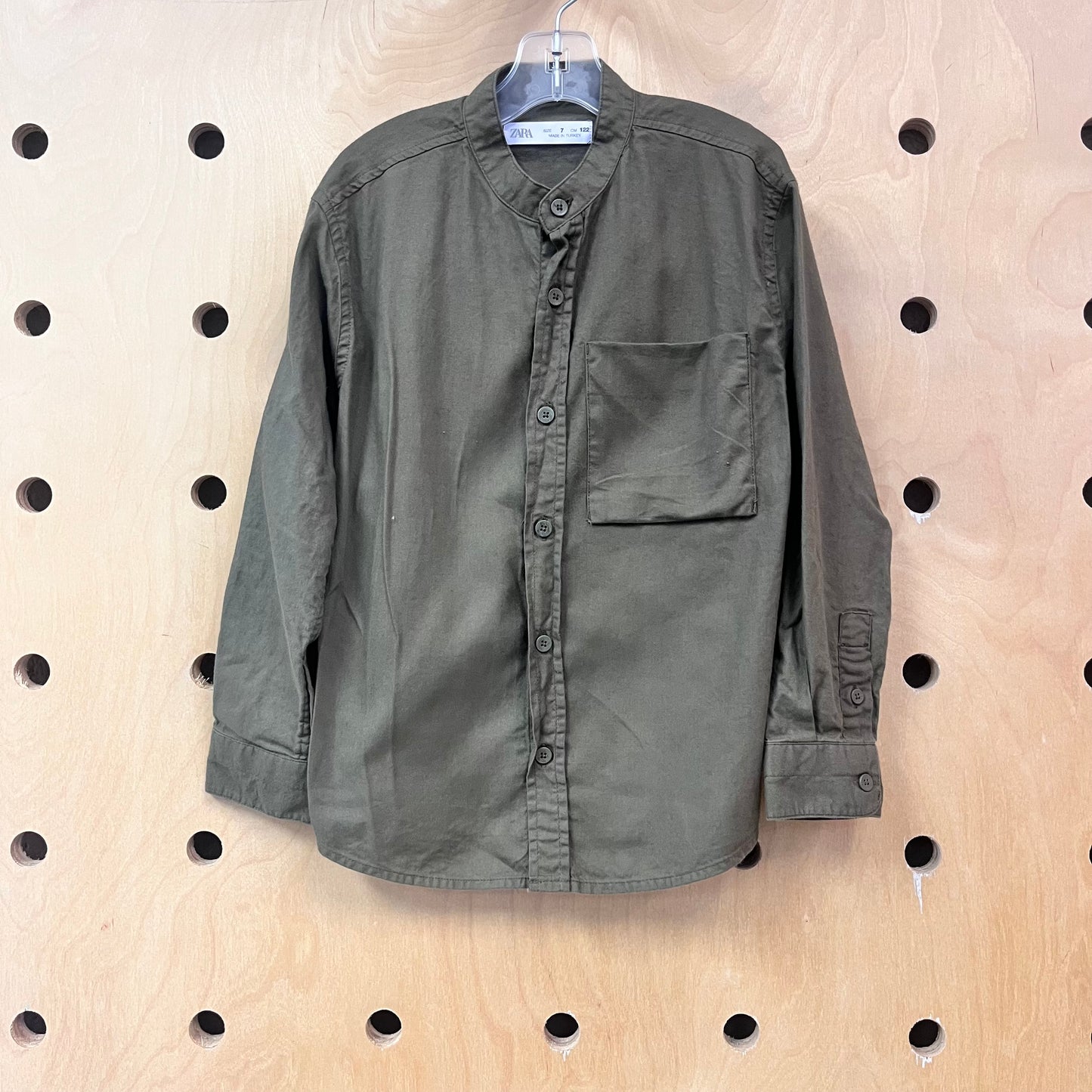 Green Button Shirt