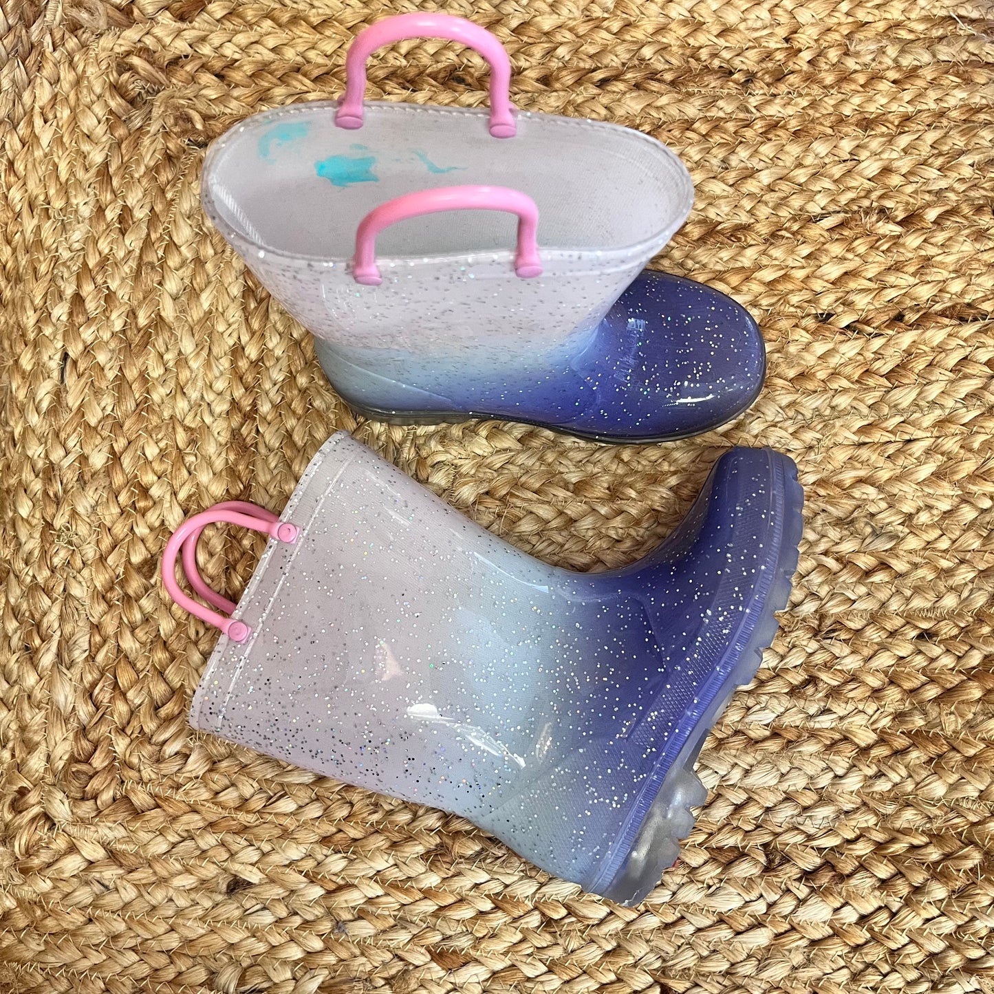 Purple/Pink Ombre Rainboots
