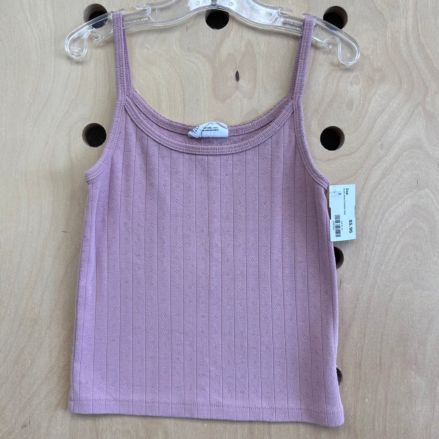 Dusty Rose Pointelle Tank
