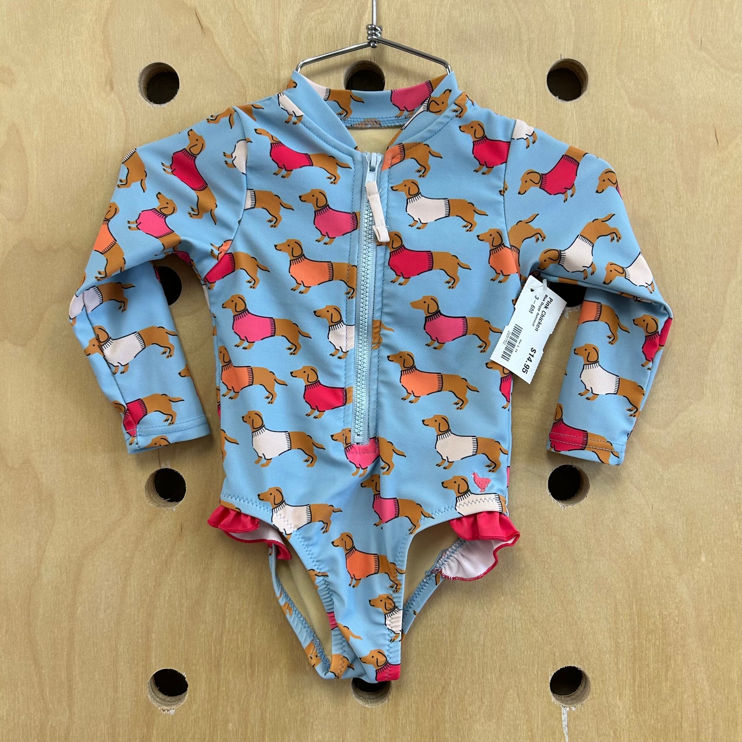 Blue Doggy Swimsuit