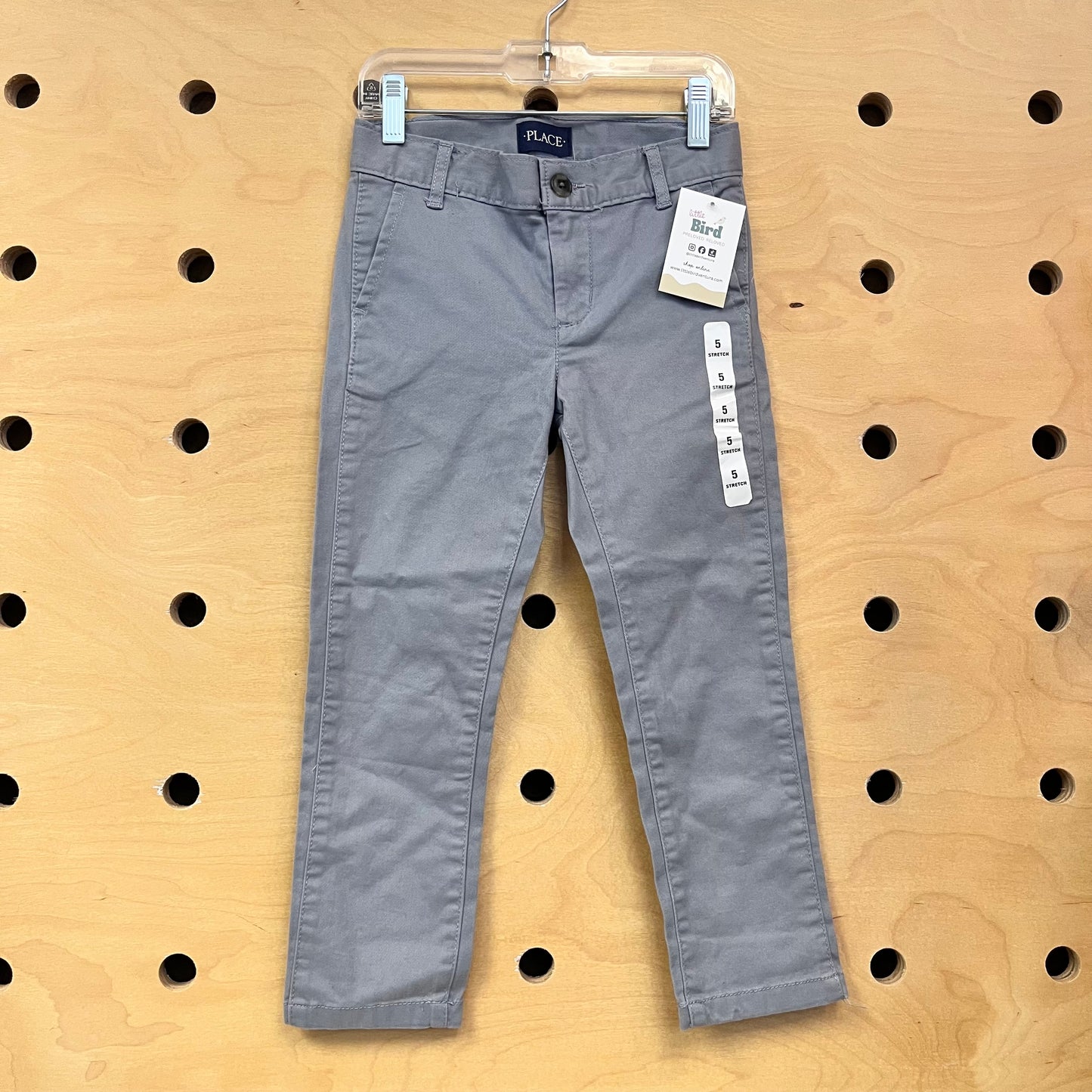 Grey Stretch Pants NEW!!