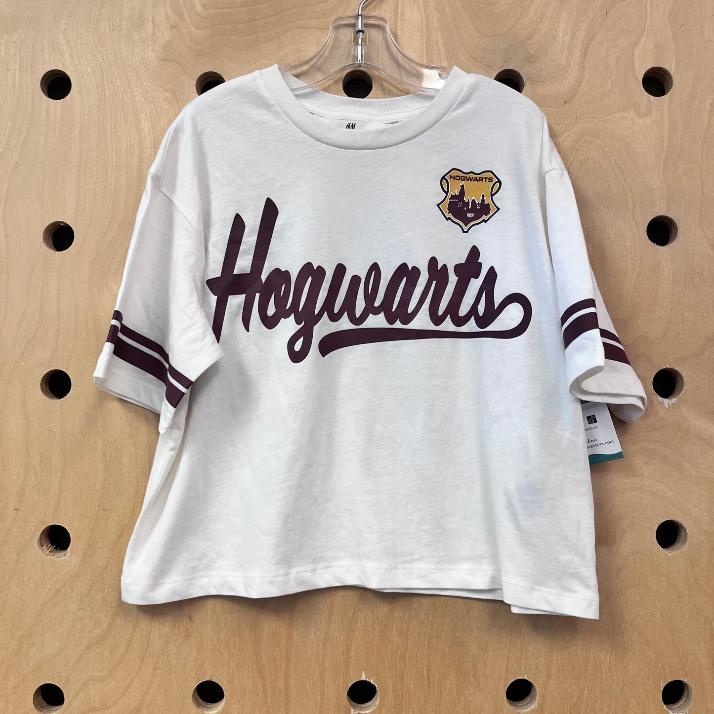 Cream Hogwarts Crop Tee