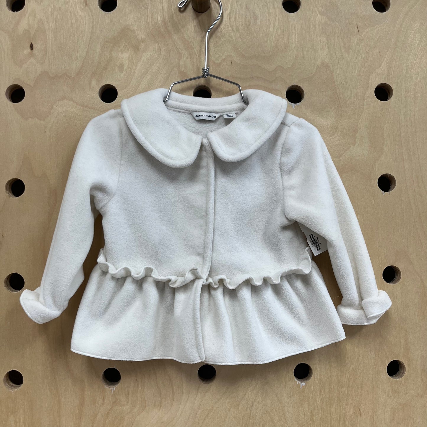 White Fleece Coat