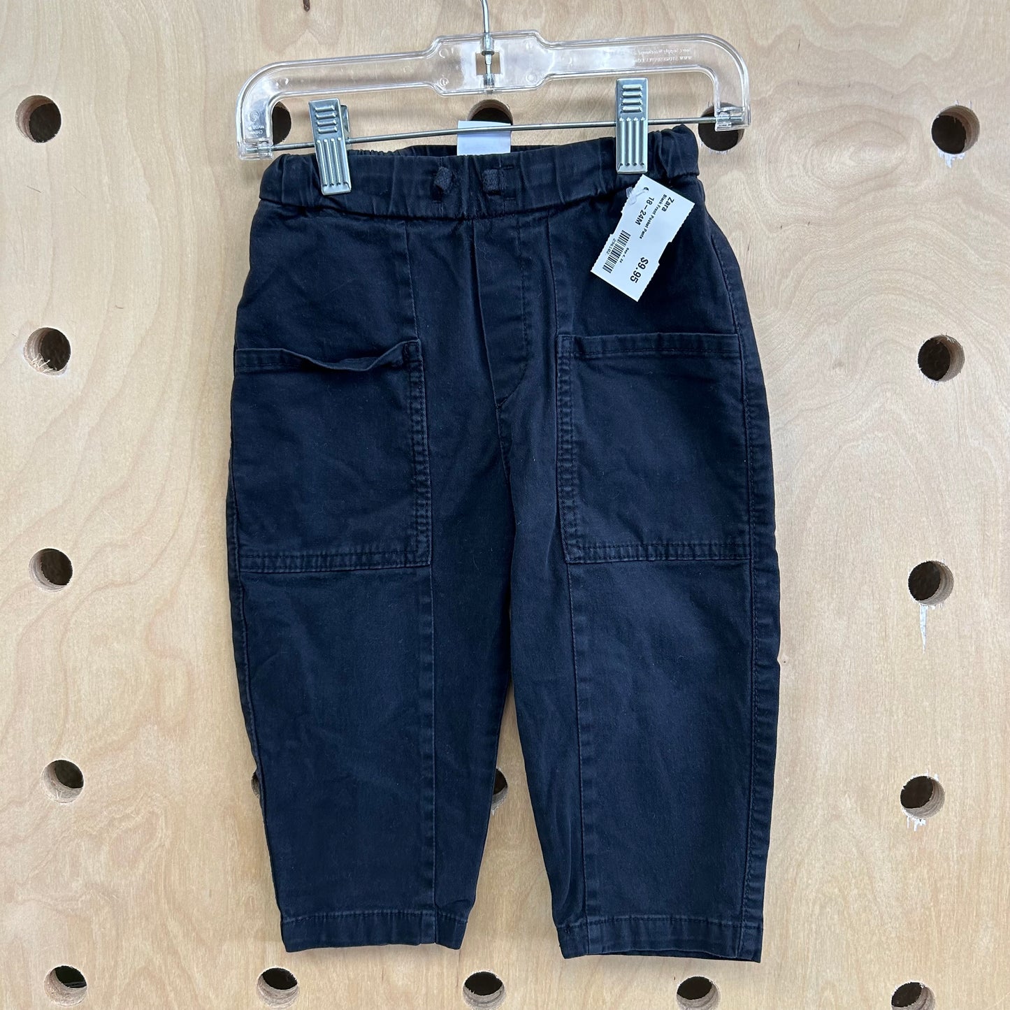 Black Front Pocket Pants