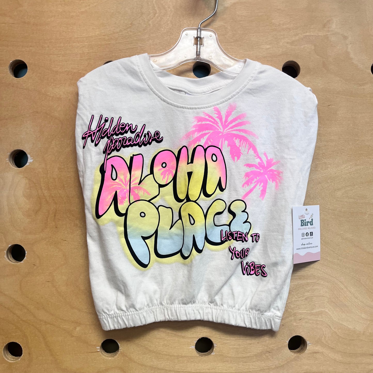 Aloha Place Elastic Bottom Muscle Tee
