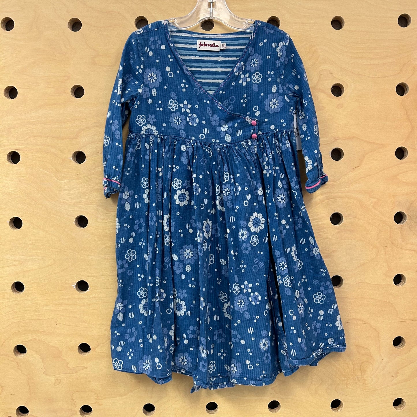 Blue/White Floral Dress