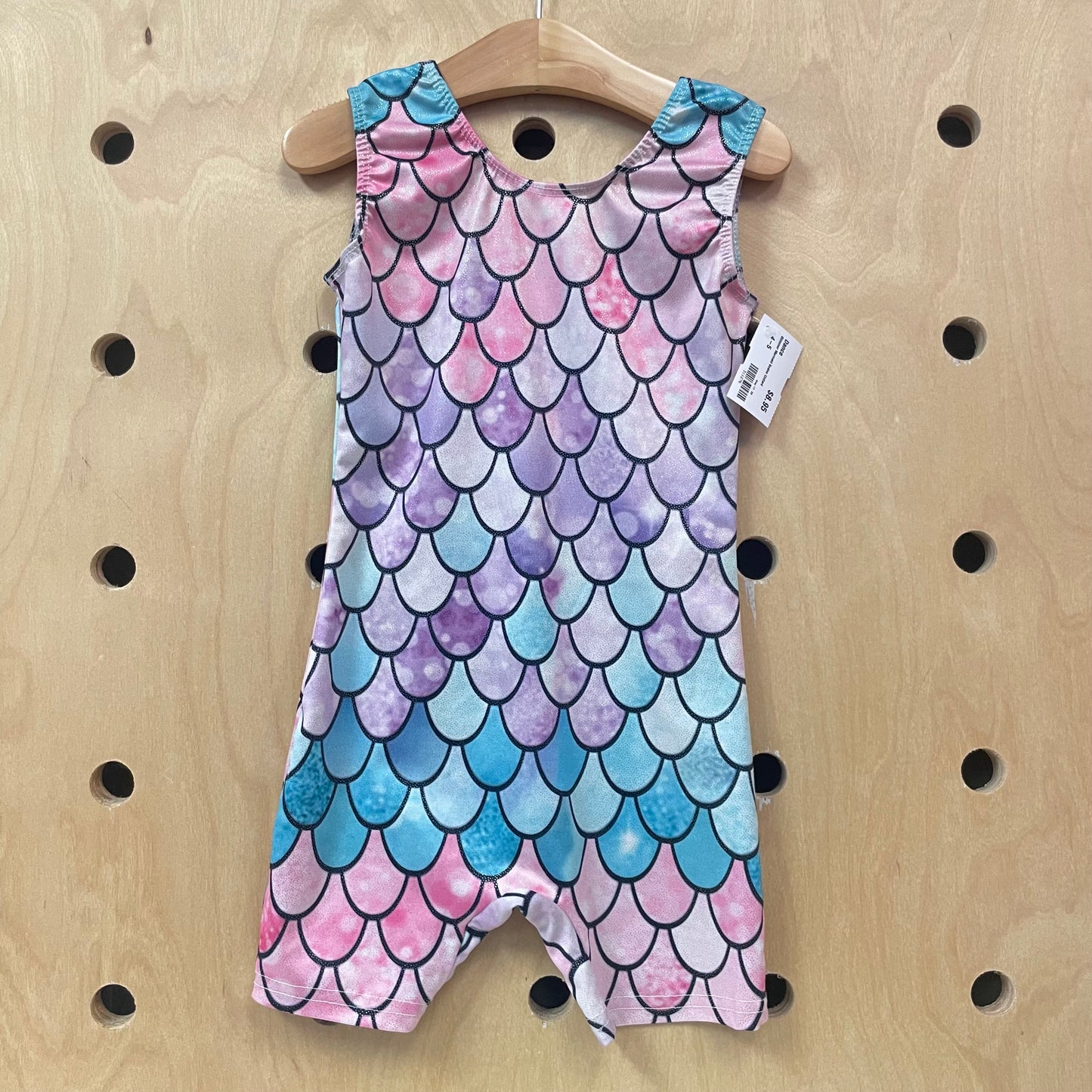 Shimmer Mermaid Scales Unitard