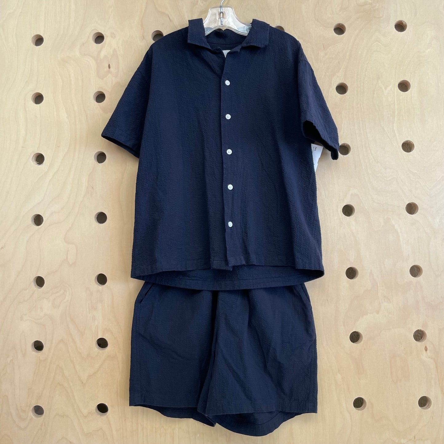 Navy Textured Outfit
