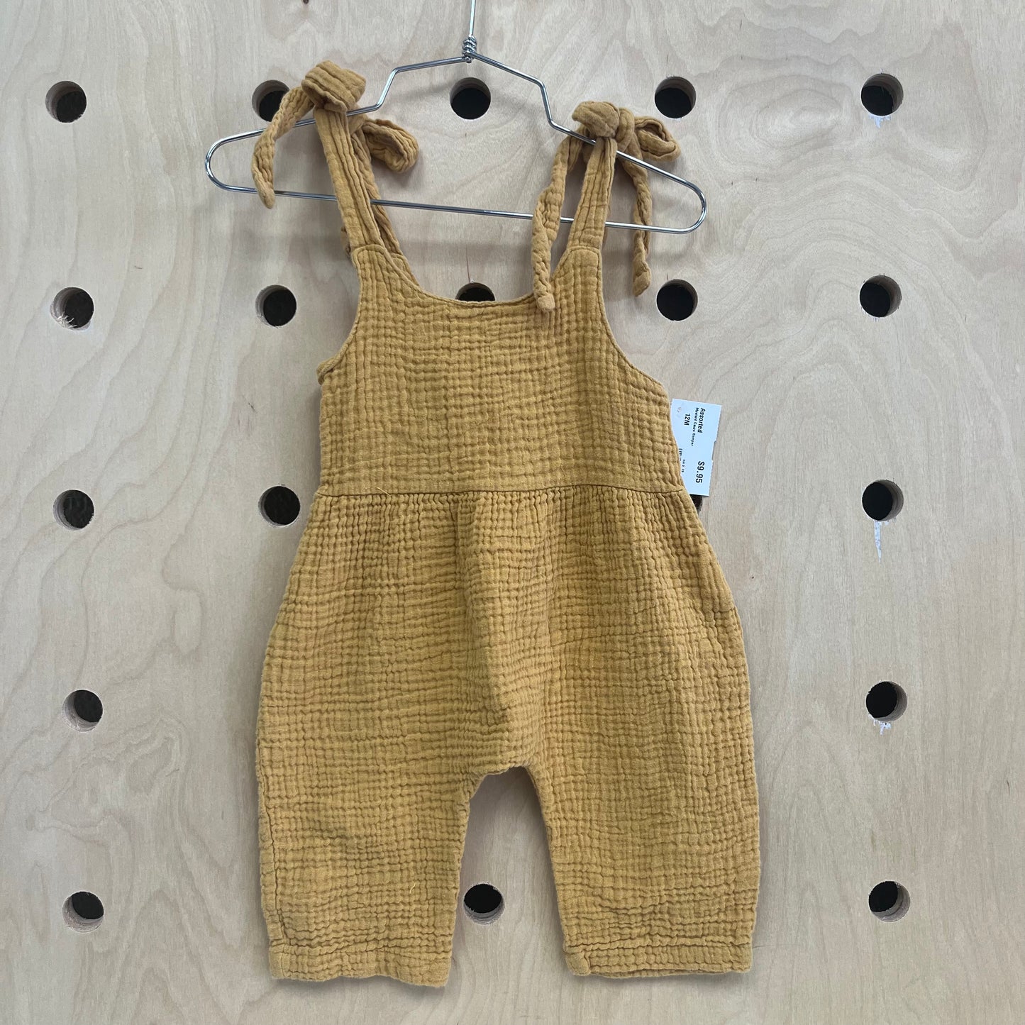 Mustard Gauze Romper