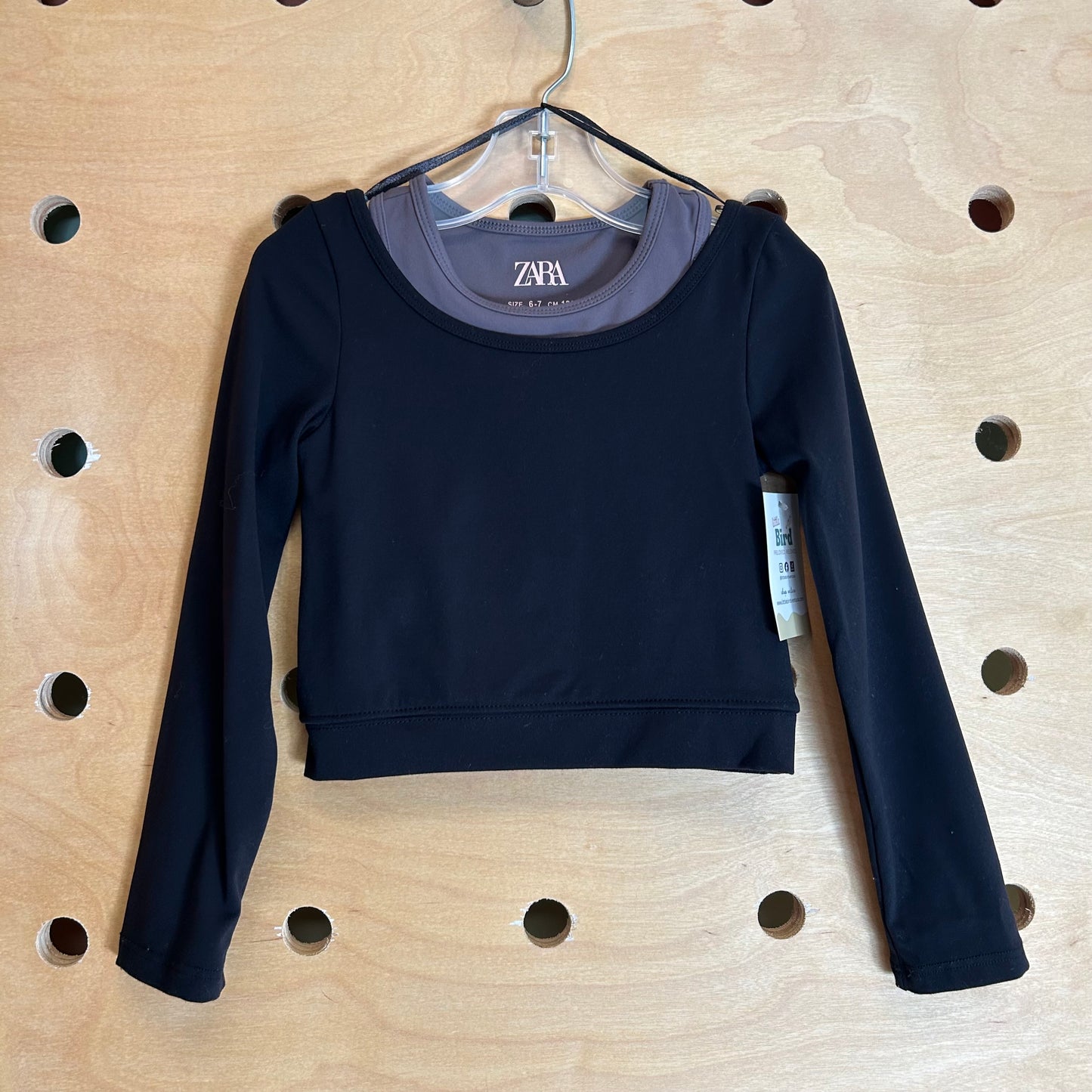 Layered Active Crop Top