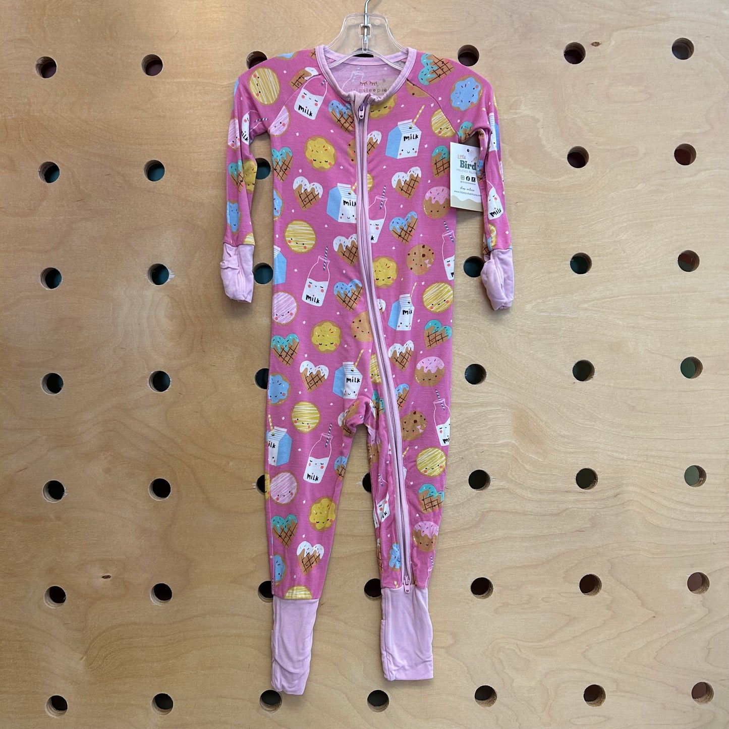 Pink Bamboo Treats/Milk Zippy