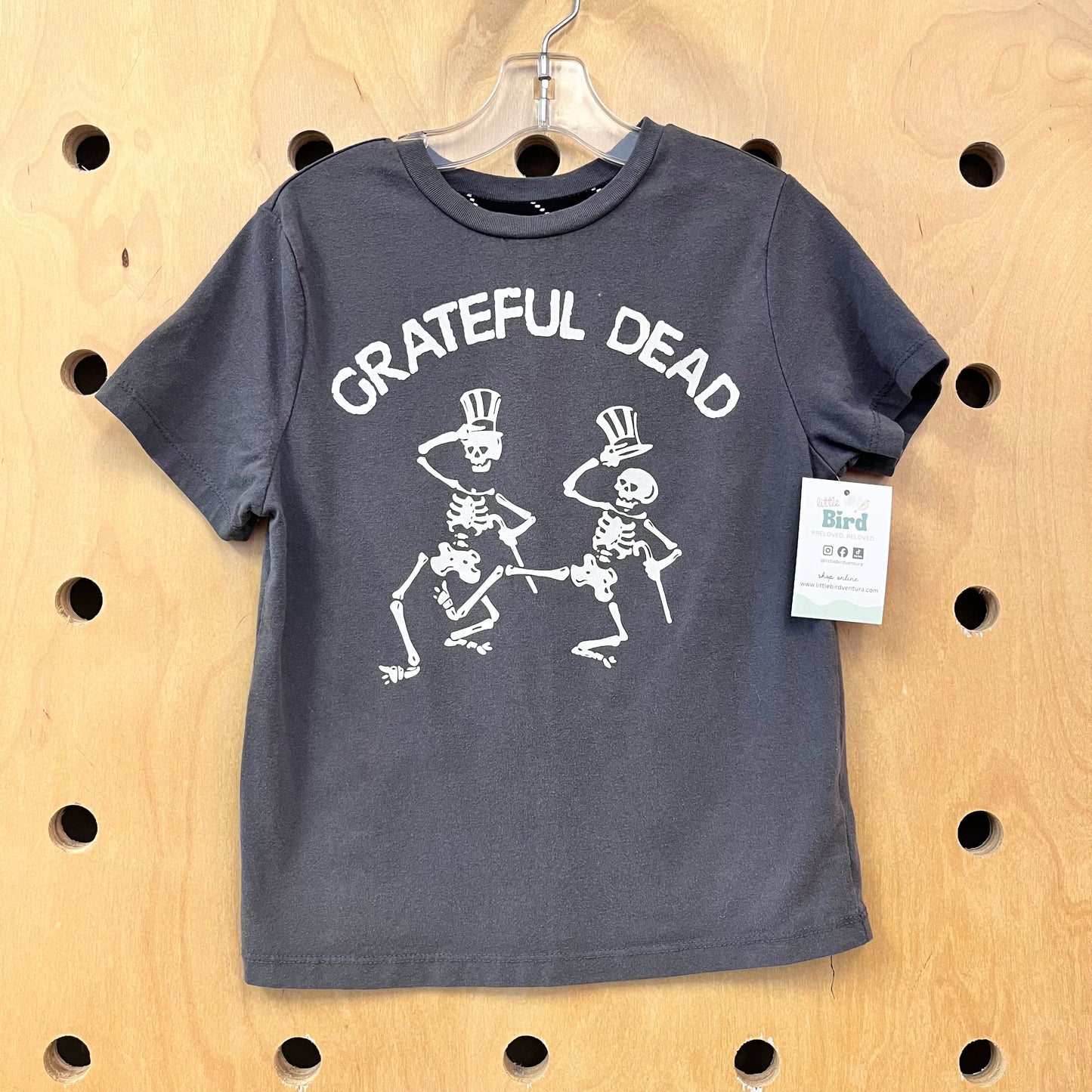 Grey Grateful Dead Tee