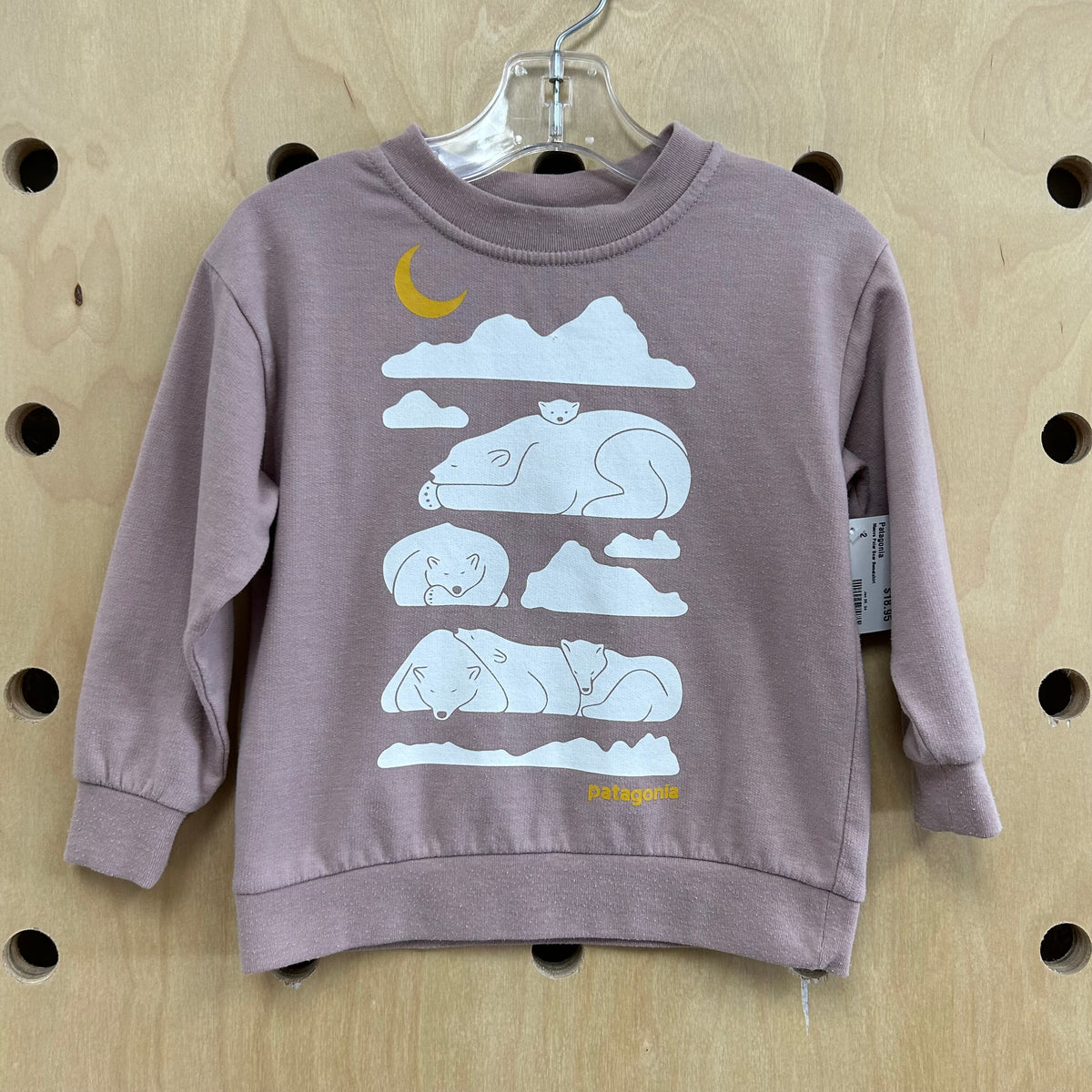 Mauve Polar Bear Sweatshirt