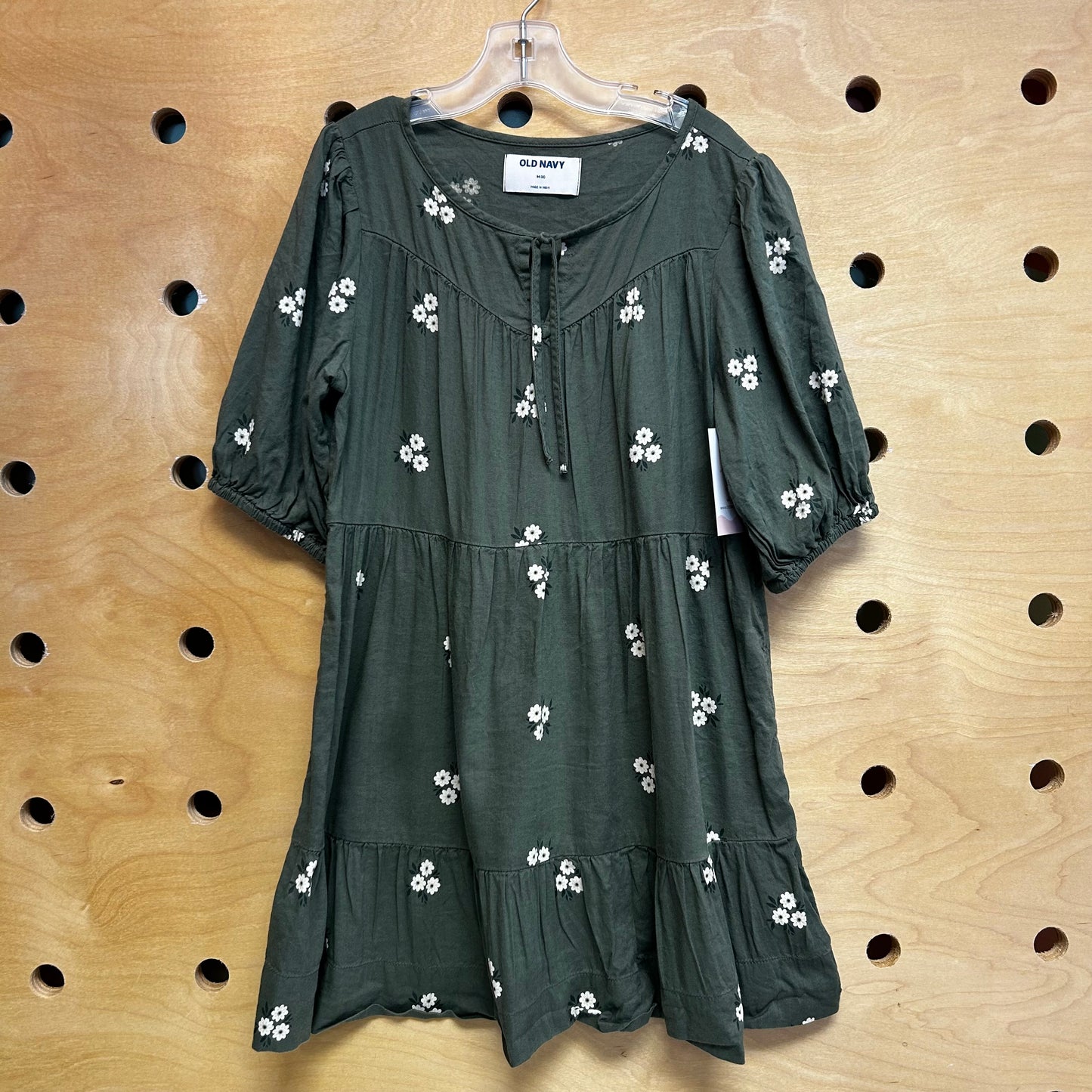 Green/White Floral Dress