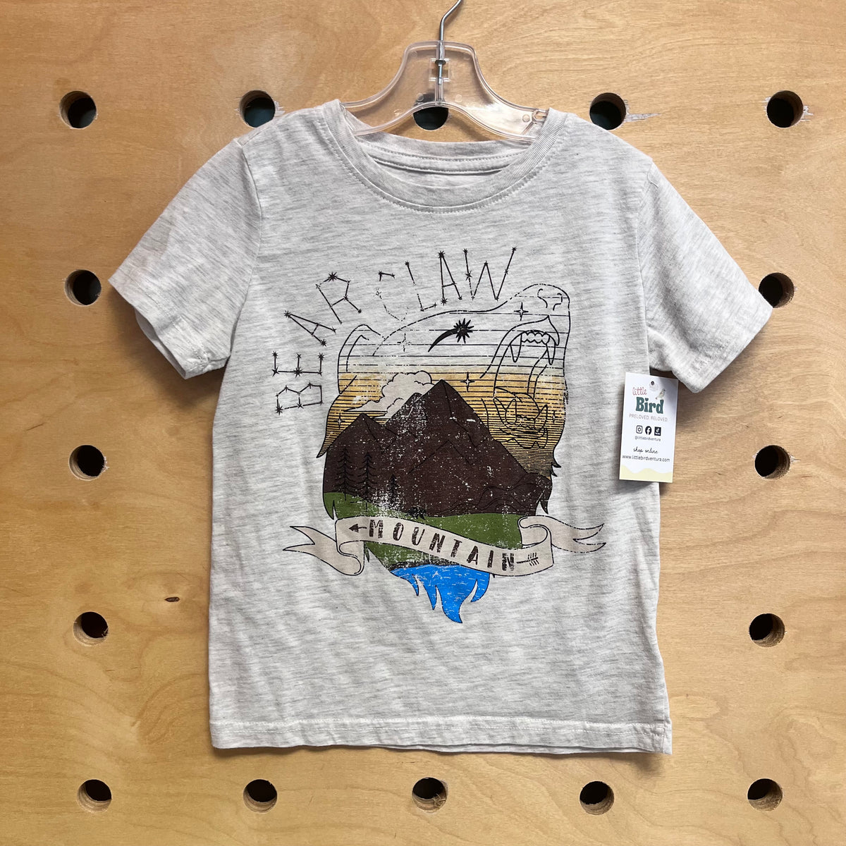 Grey Bear Claw Mountain Astrology Tee