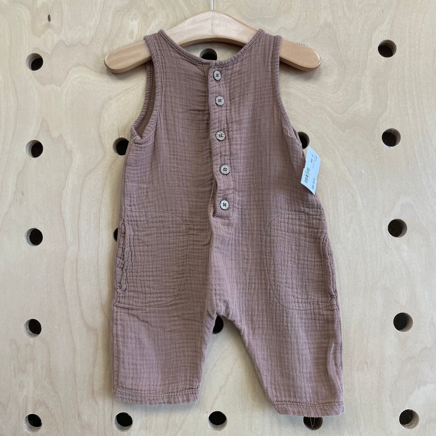 Brown Gauze Romper