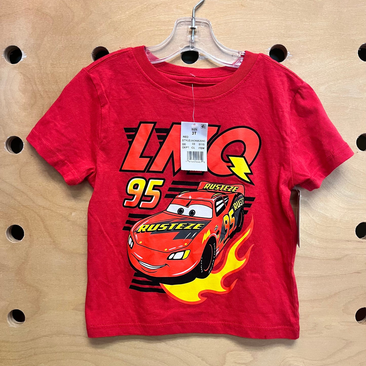 Red Lightning McQueen Tee NEW!