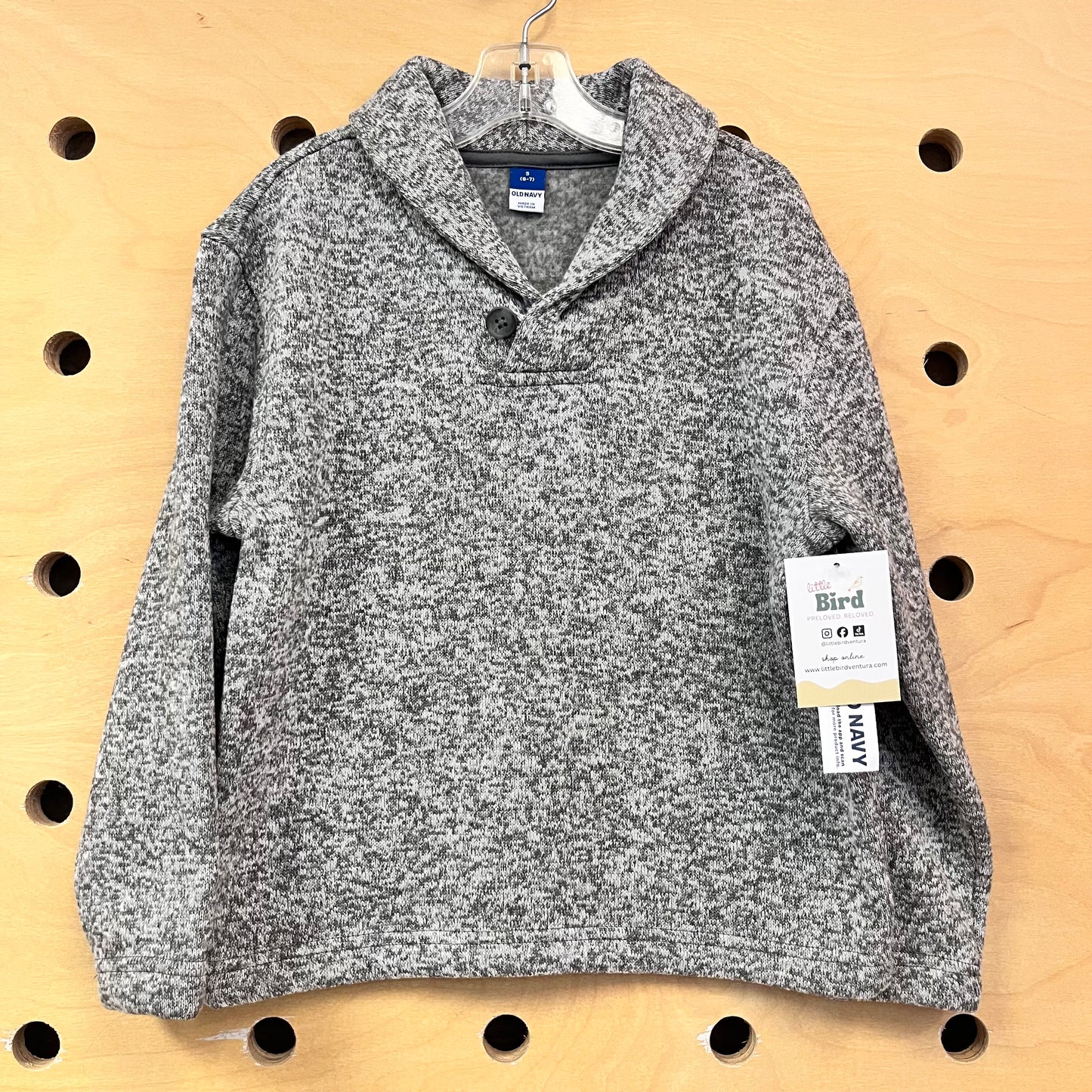 Grey Heathered LS NEW!