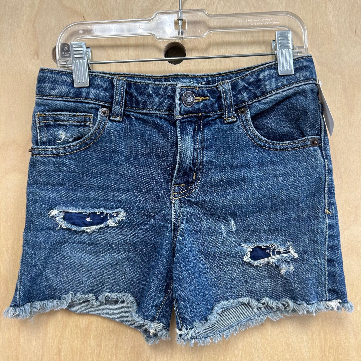 Floral Patch Denim Shorts