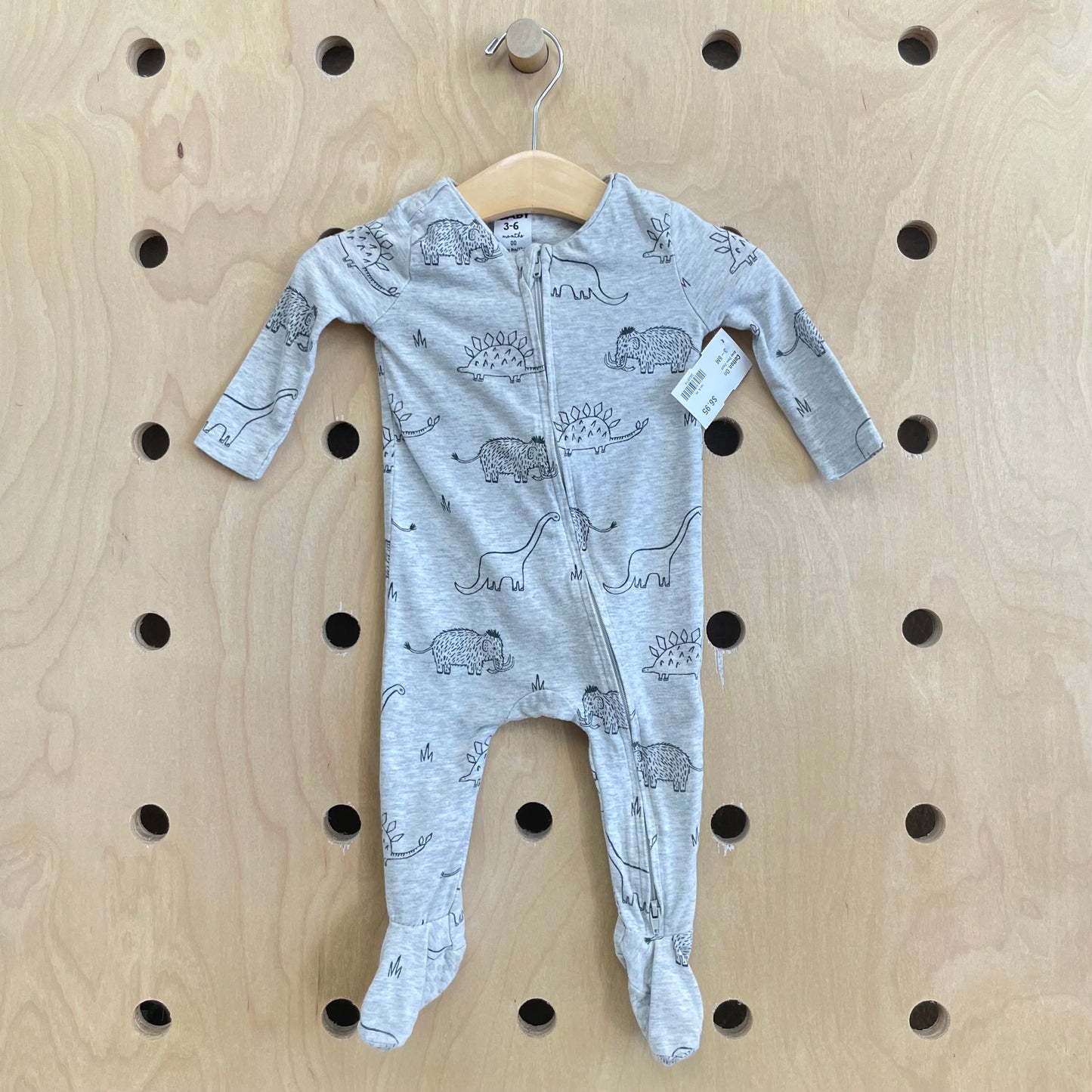 Grey Dino Zippy