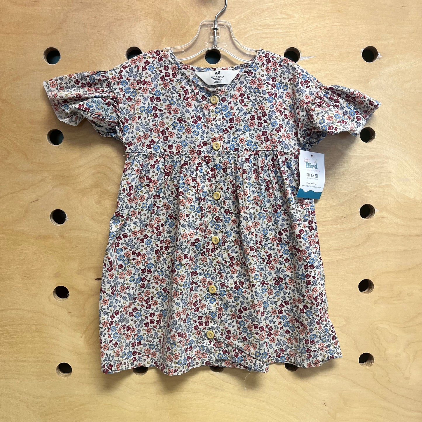 Floral Button Dress