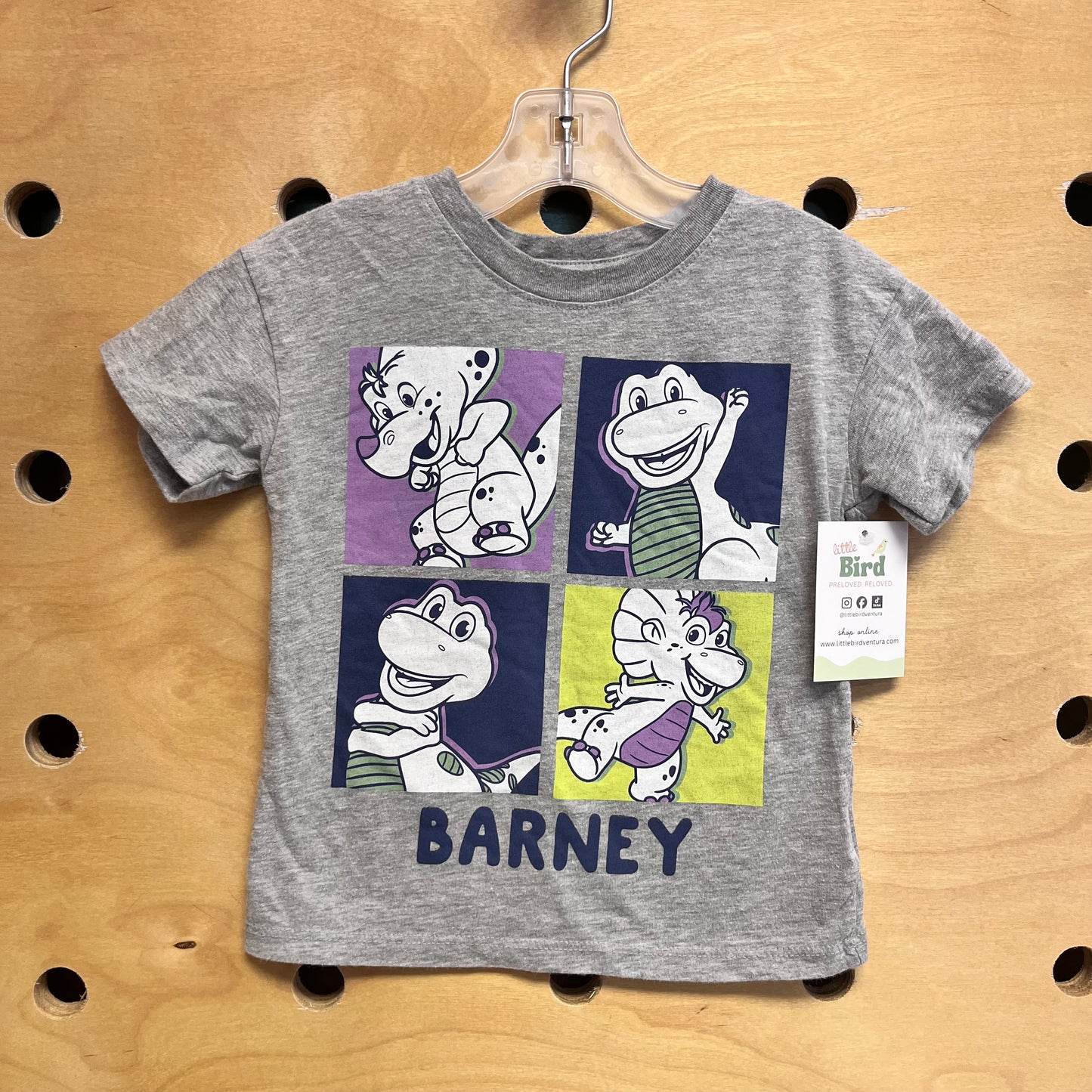 Grey Barney Tee