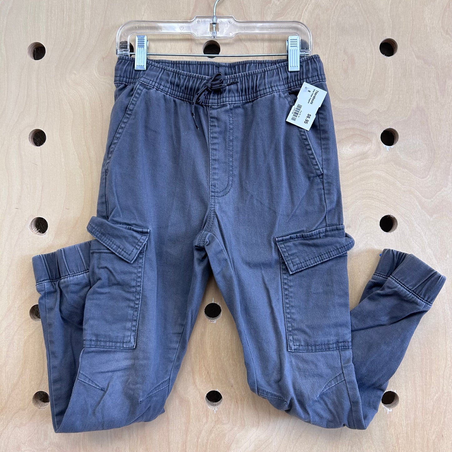 Grey Cargo Joggers