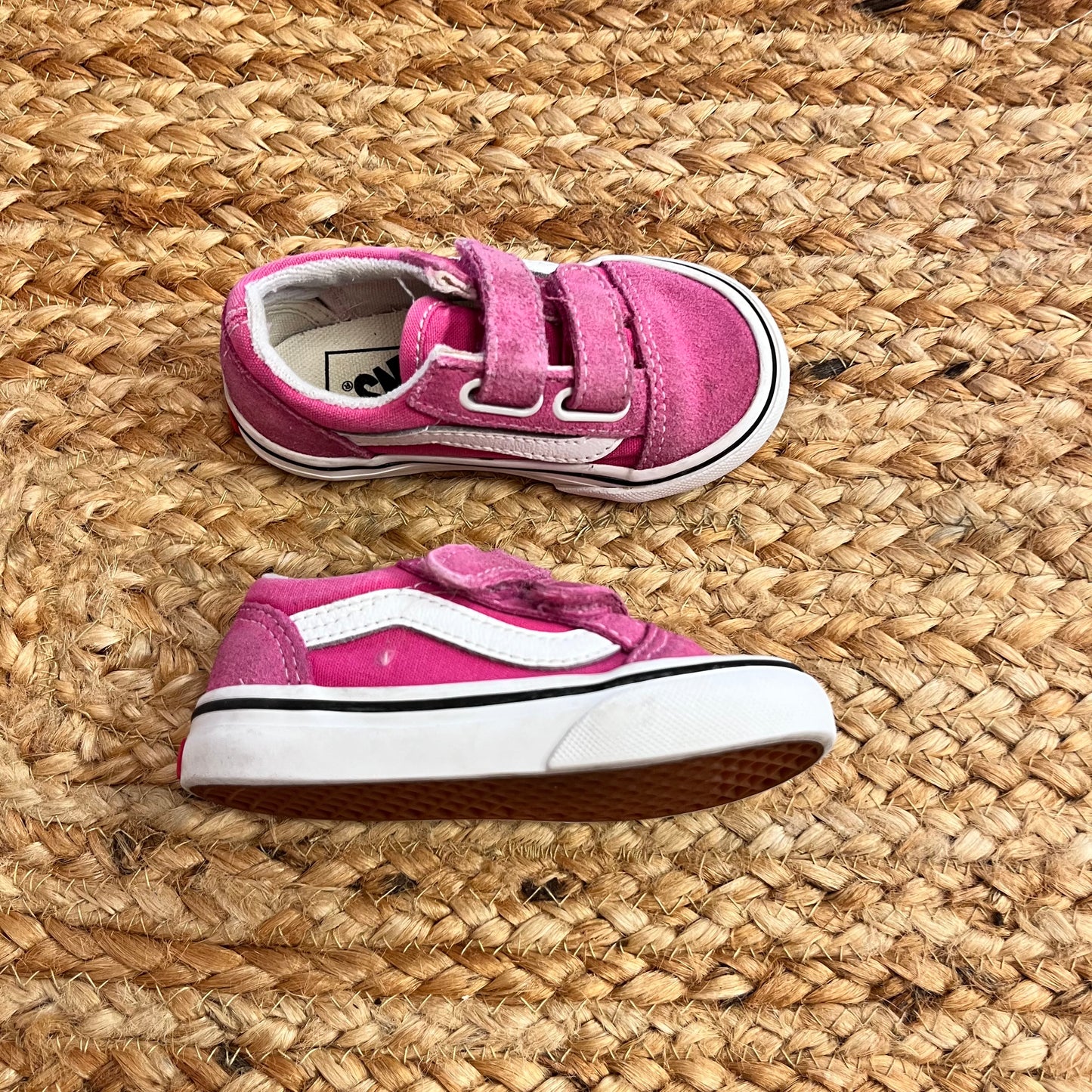 Pink V Skate Sneakers