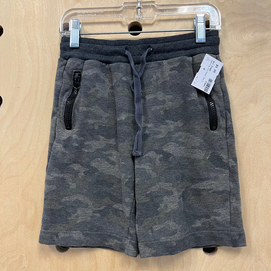 Camo Grey Zip Pocket Shorts