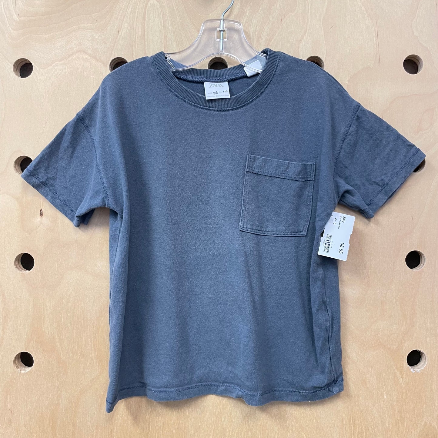 Grey Pocket Tee