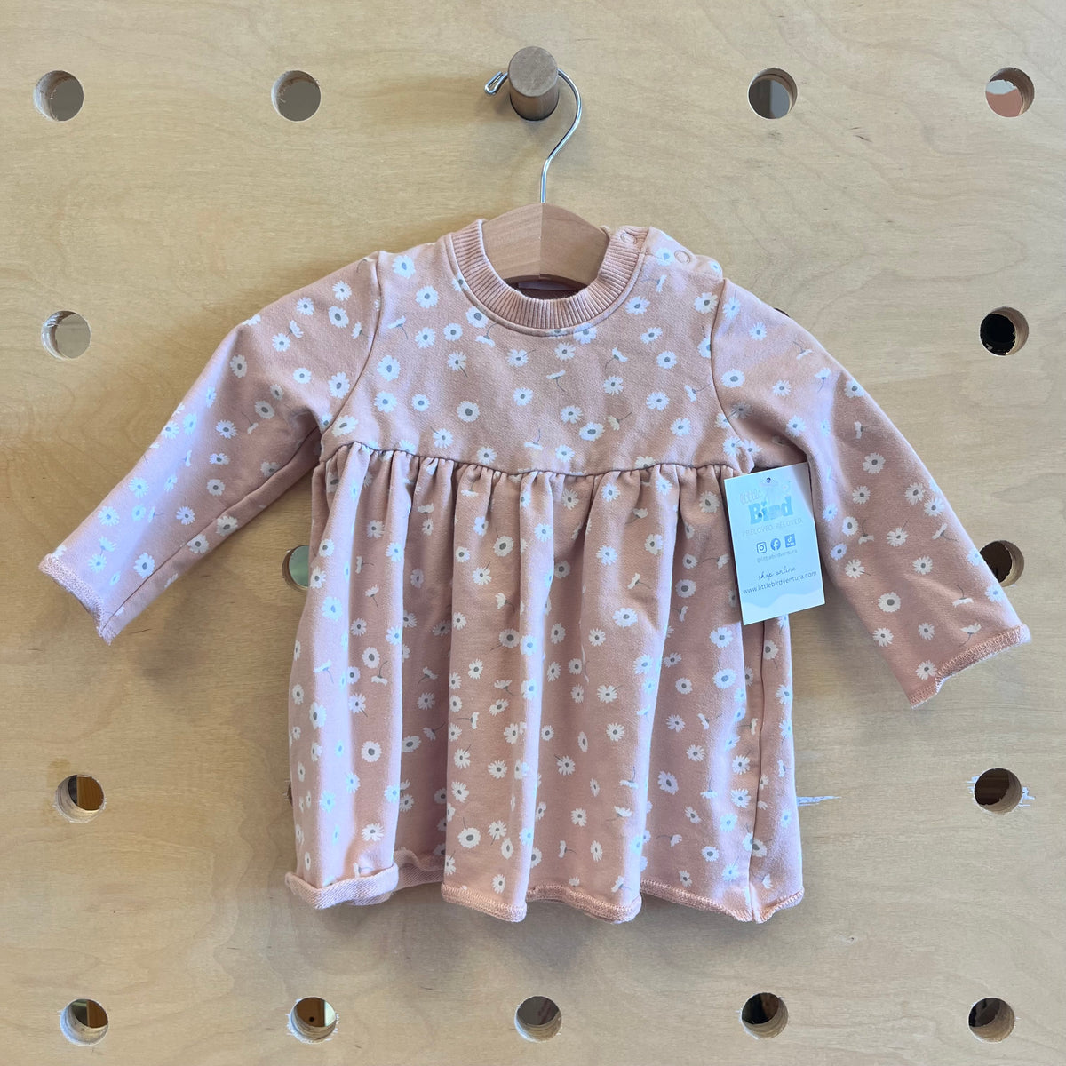 Blush/White Floral Dress