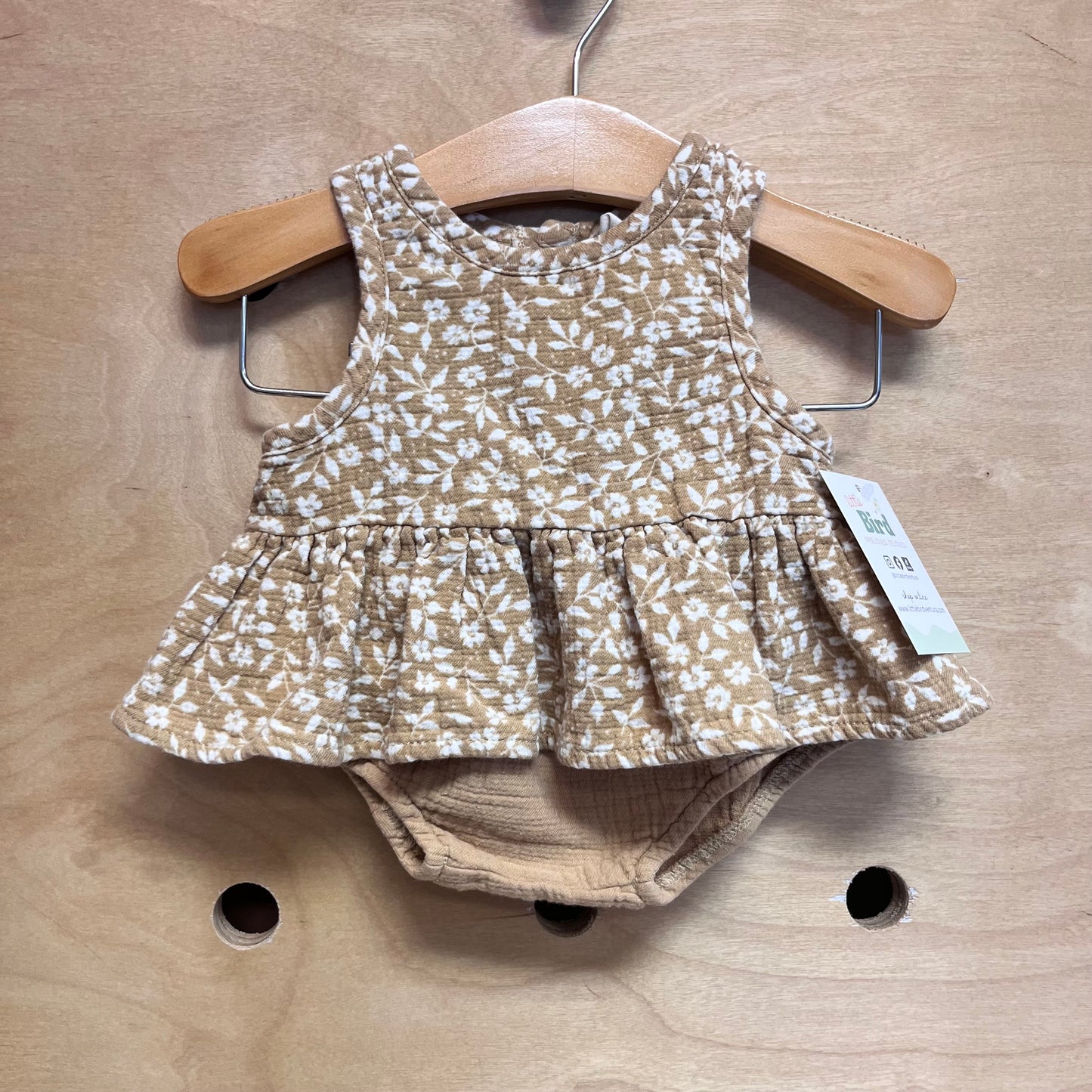 Organic Tan Leave Tank Outfit