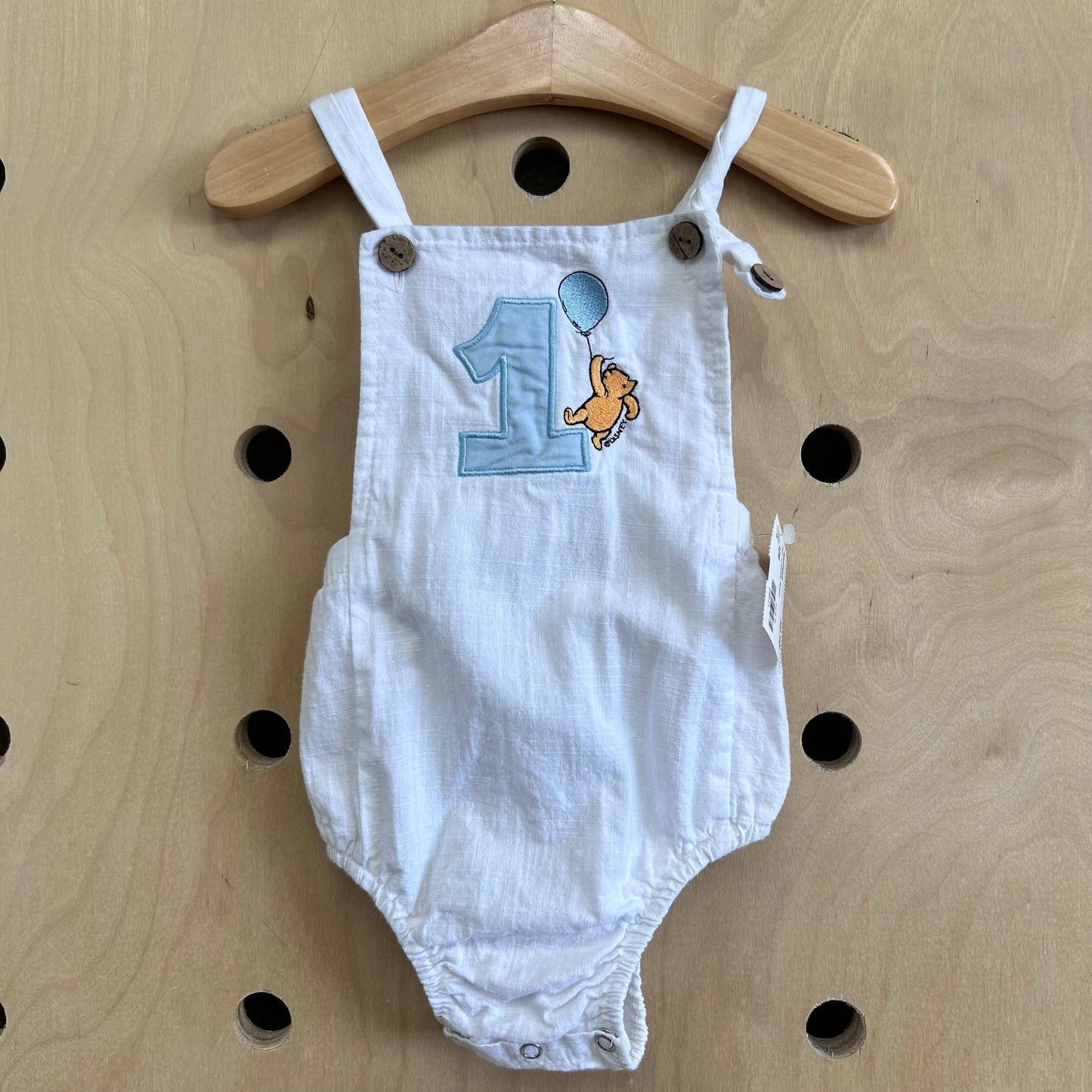 Pooh 1st Birthday Romper
