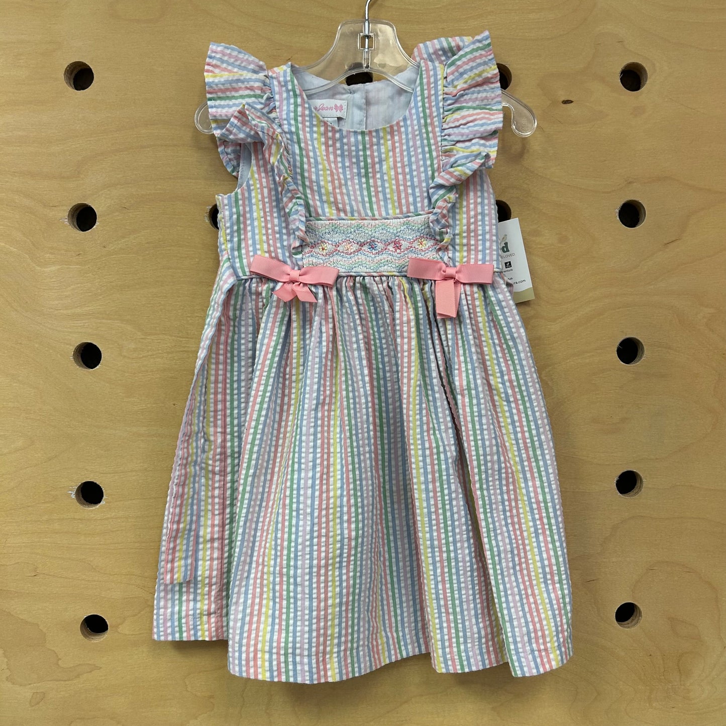 Sherbet Seersucker Dress