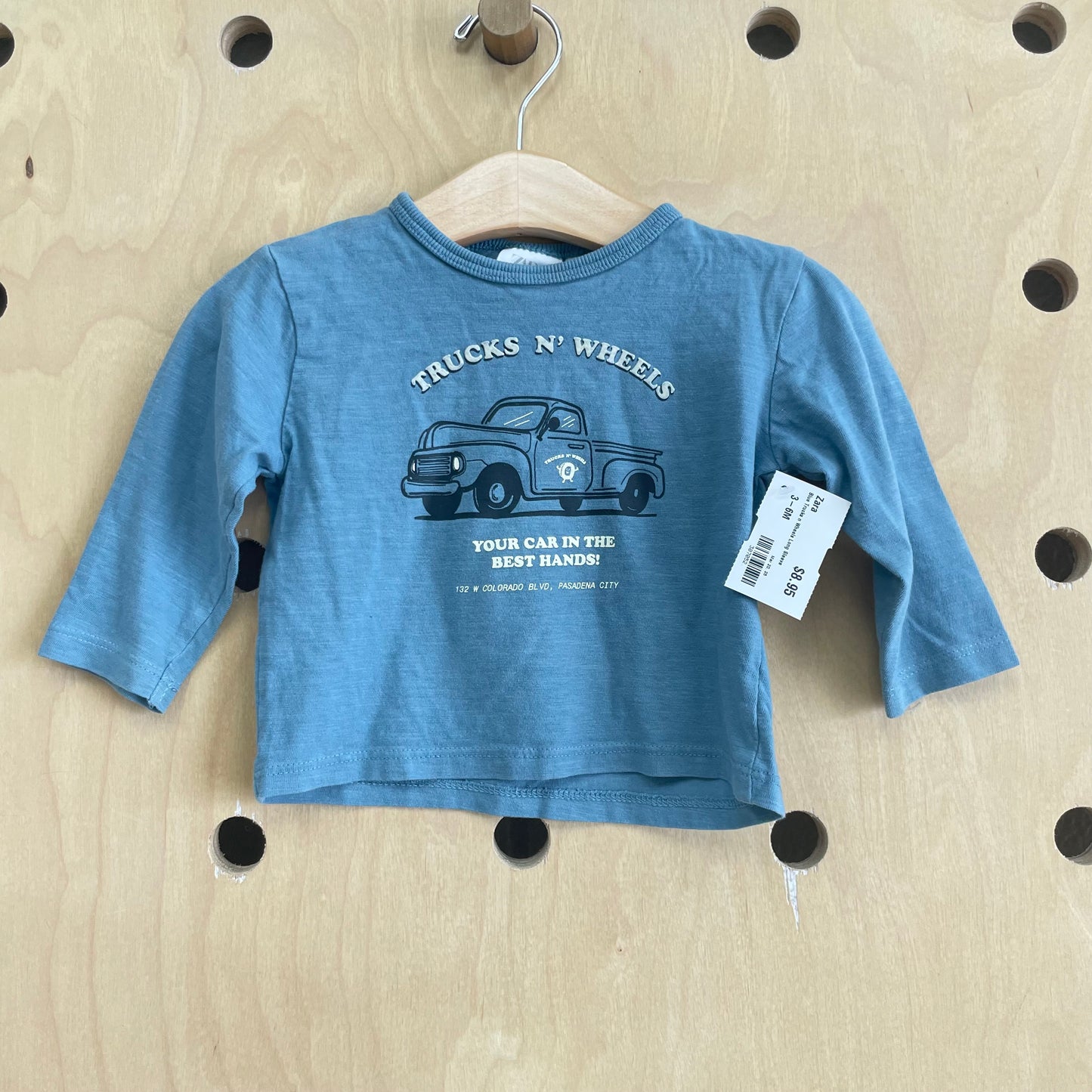 Blue Trucks n Wheels Long Sleeve