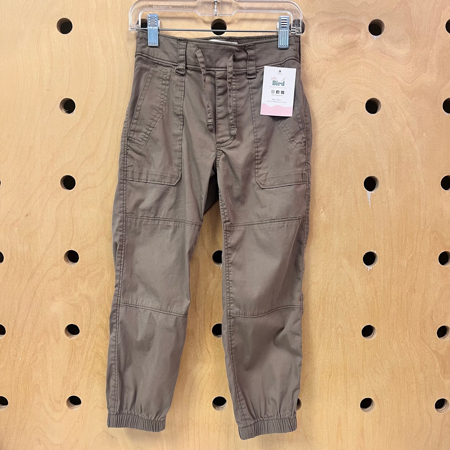 Brown Quick Dry Drawstring Joggers