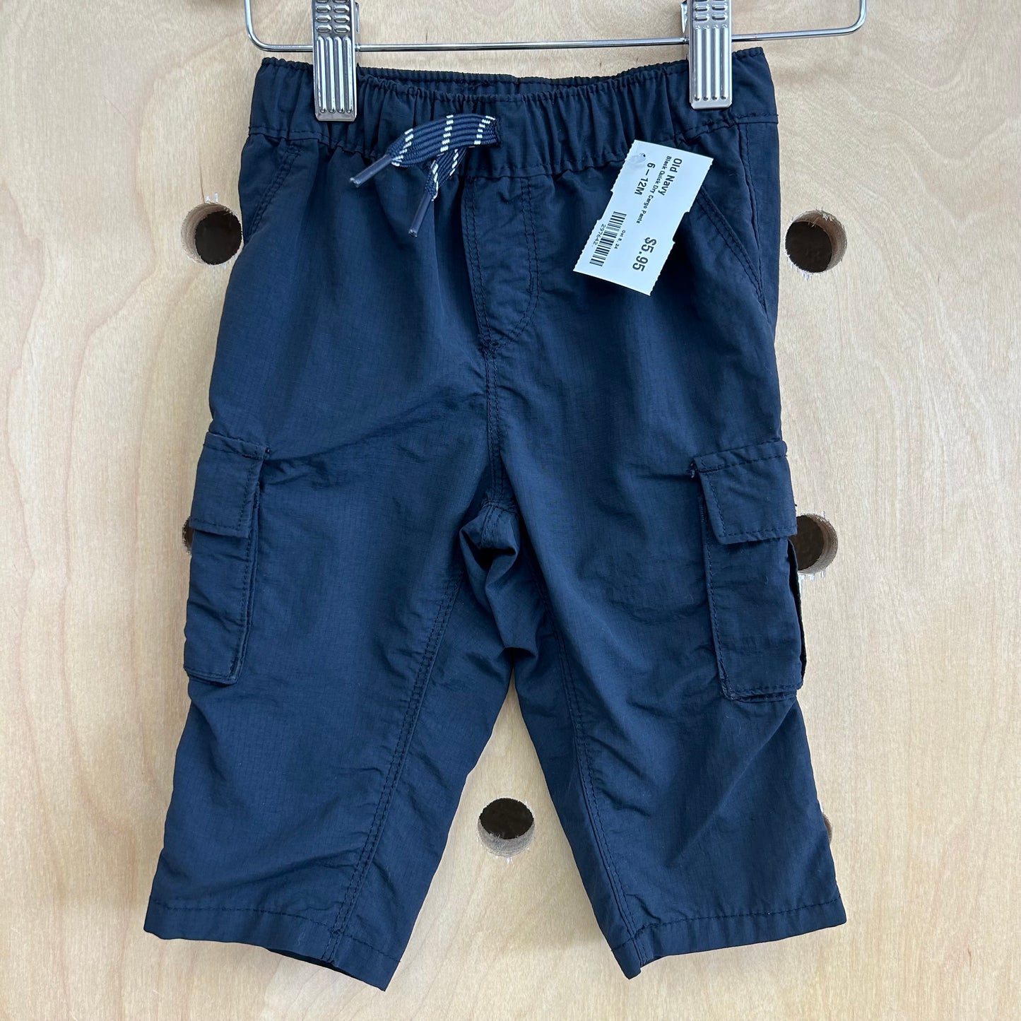 Black Quick Dry Cargo Pants